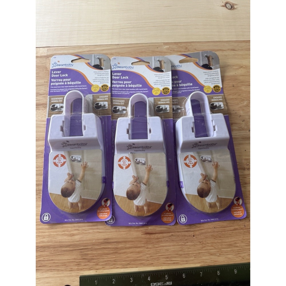 Dreambaby Safety Door Lock L828 Handle Child Lot Of 3 New